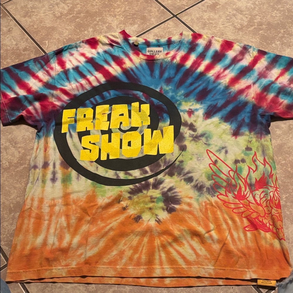 Gallery Dept Multicolor Tie-Dye Freak Show Tee